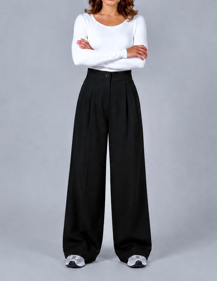 Classic Wide Leg Pants