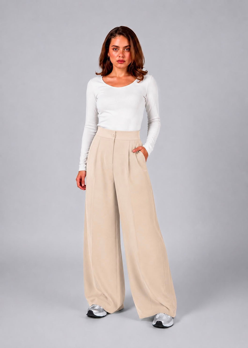 Classic Wide Leg Pants