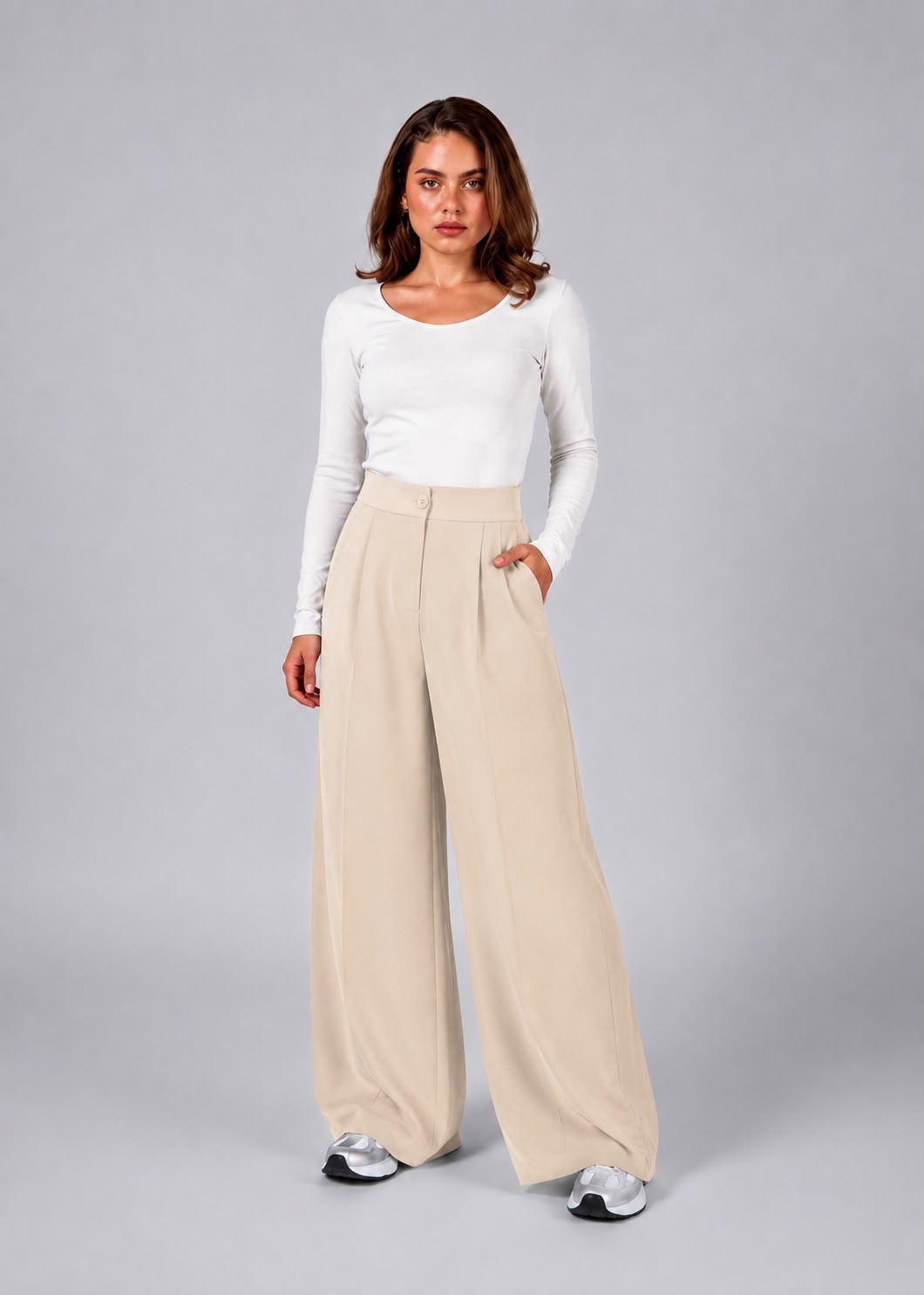 Classic Wide Leg Pants