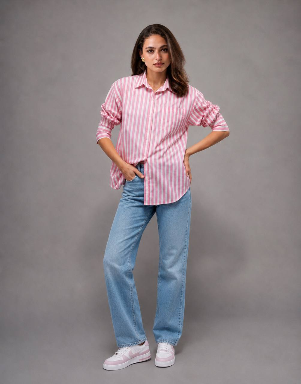 Oversized Poplin T-Shirt