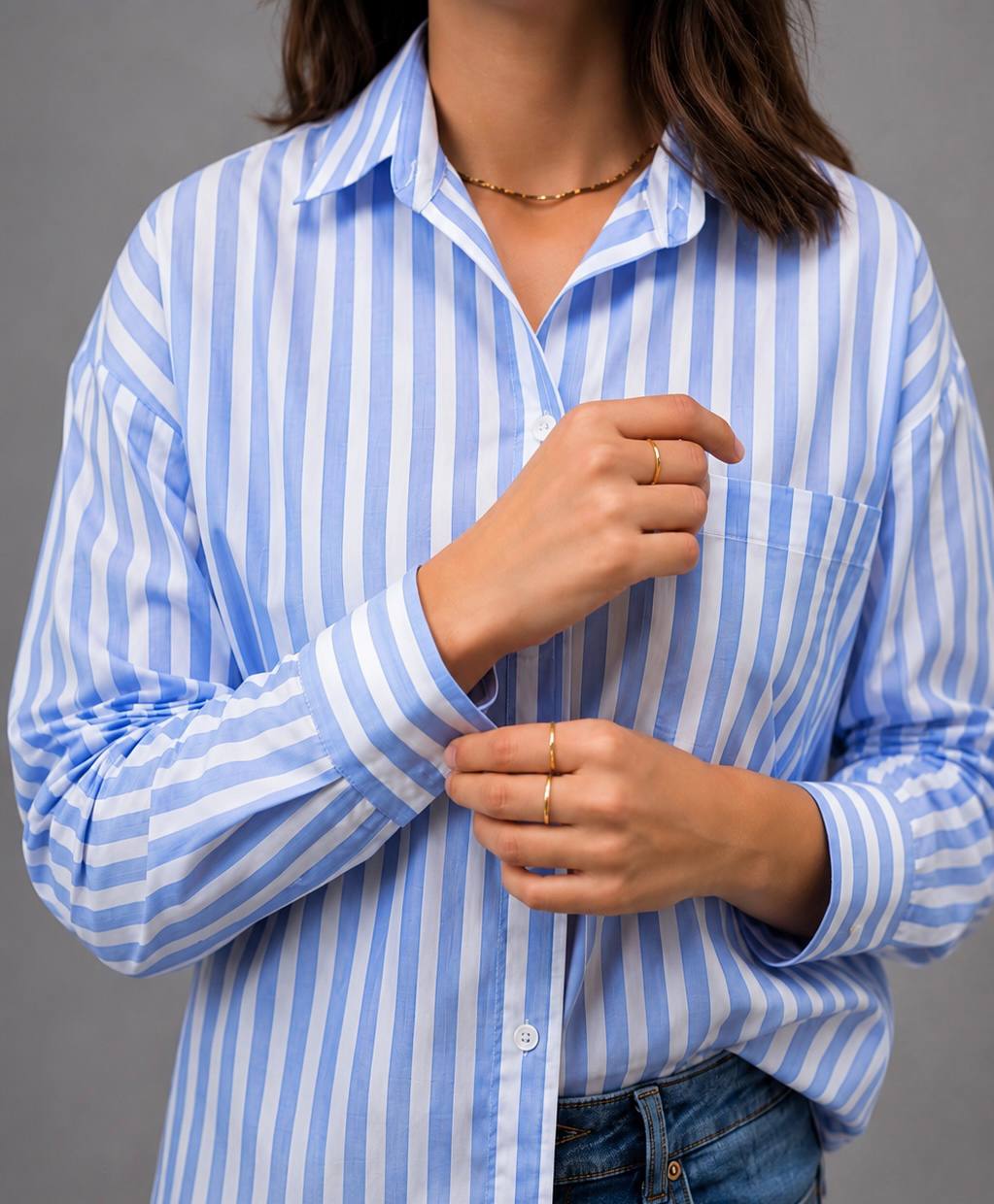 Oversized Poplin T-Shirt