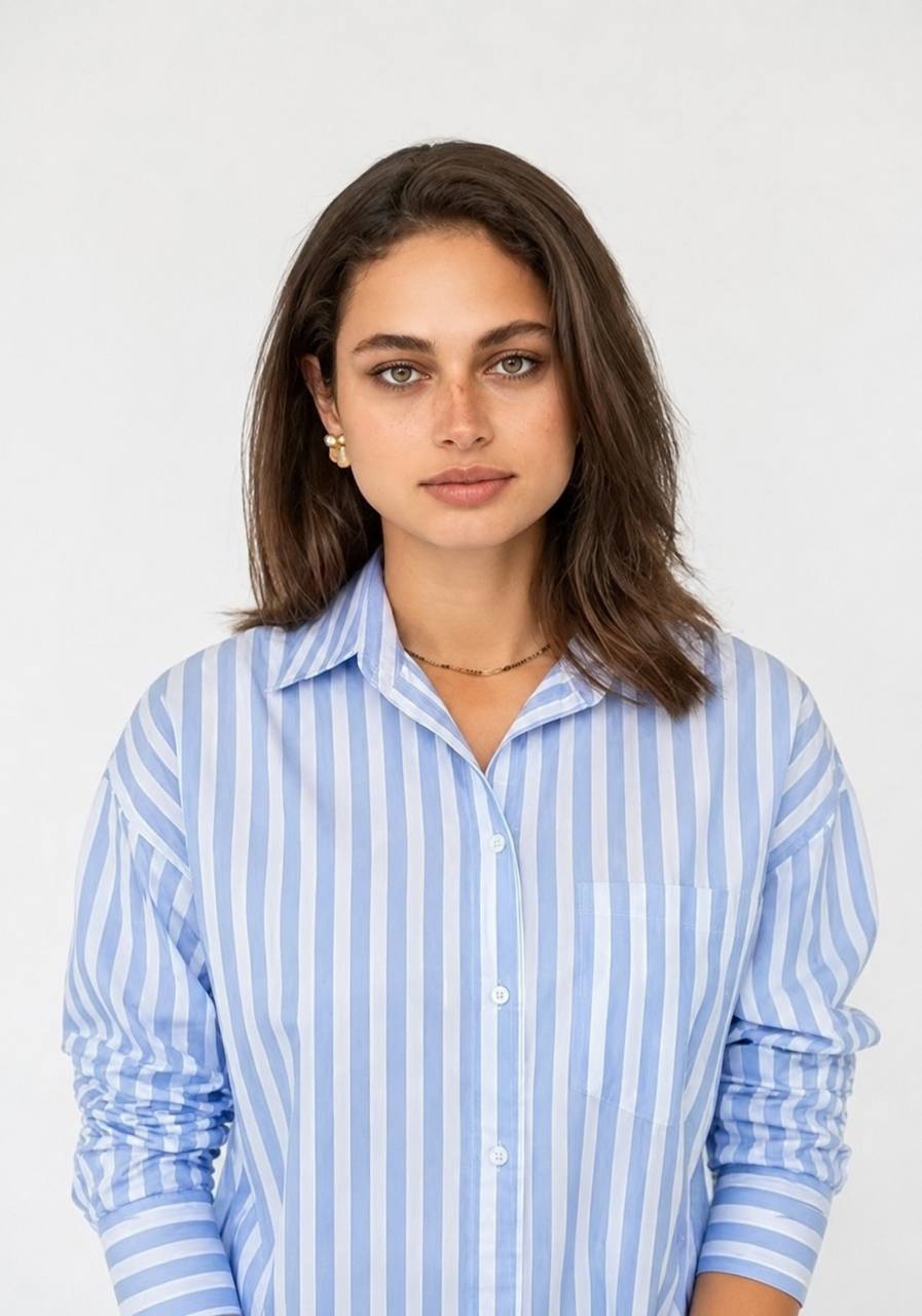 Oversized Poplin T-Shirt